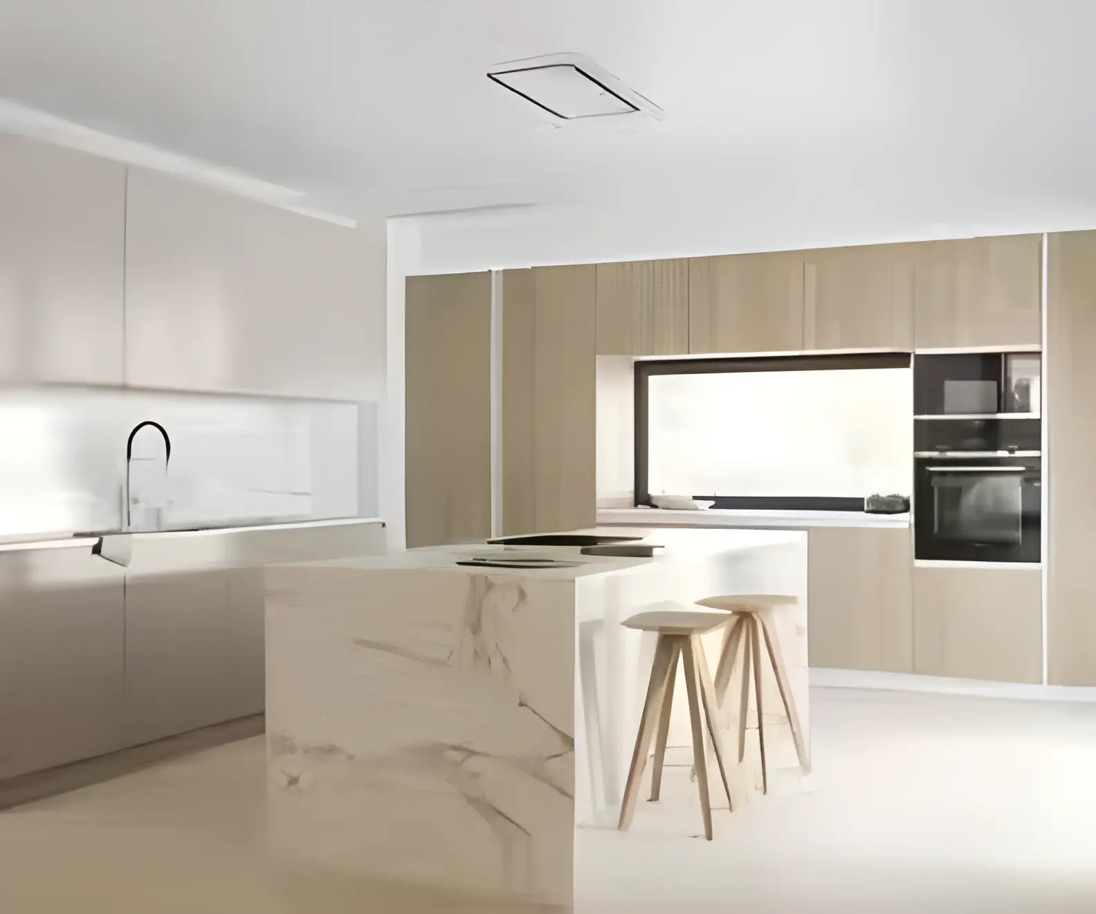 Cocina reformada en Cartagena con mobiliario nuevo